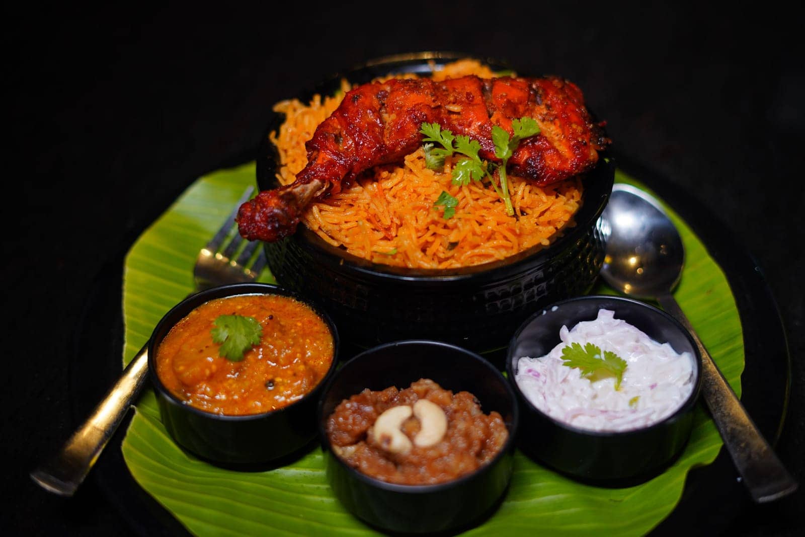 Dum biriyani handi at the pass — Dancing Chef Biriyani, Coimbatore