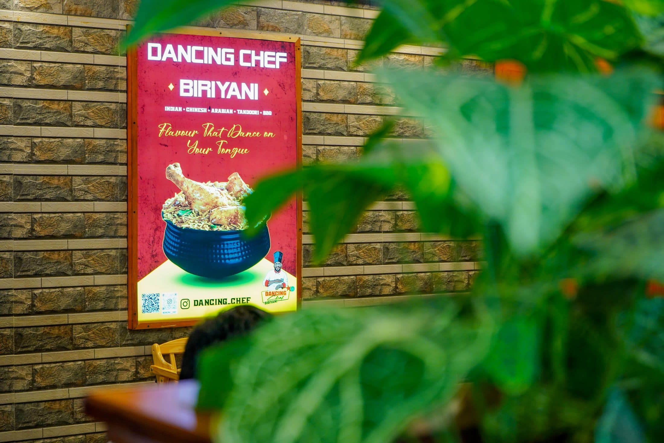 Warm evening light over Dancing Chef Biriyani, Coimbatore